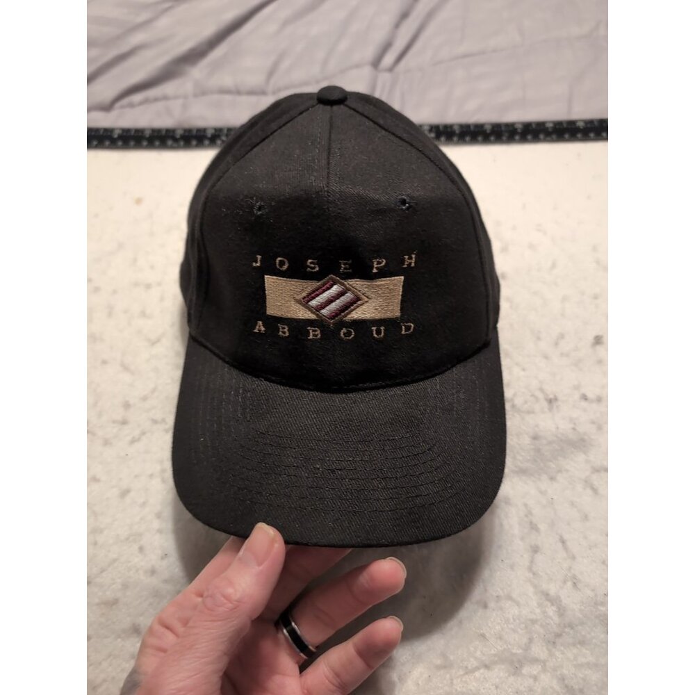 Joseph Abboud Black Adjustable Hat Men's Embroidered